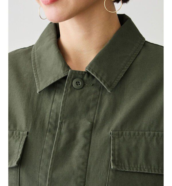 Rope&rsquo;Picnic「ミリタリーブルゾン」|ブルゾン・スタジャン|