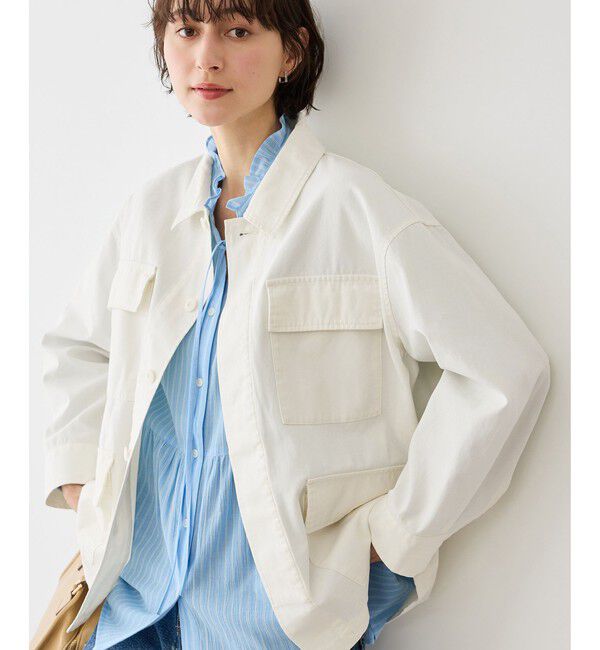 Rope&rsquo;Picnic「ミリタリーブルゾン」|ブルゾン・スタジャン|