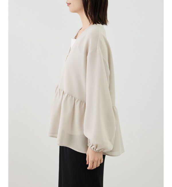 Rope&rsquo;Picnic「メッシュペプラムブルゾン」|ブルゾン・スタジャン|