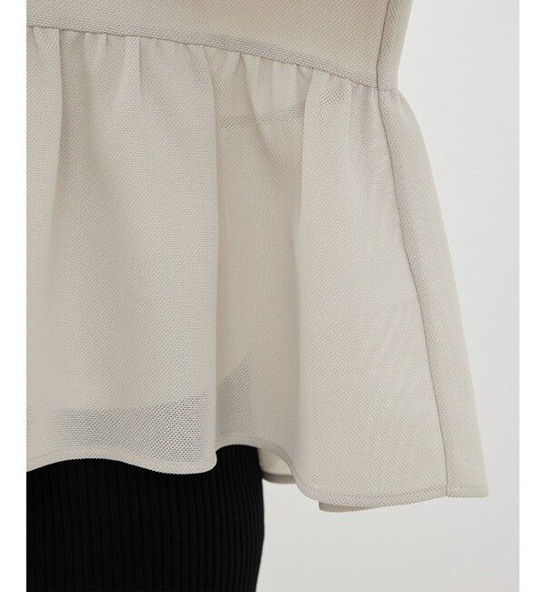 Rope&rsquo;Picnic「メッシュペプラムブルゾン」|ブルゾン・スタジャン|