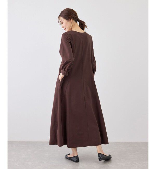 Rope&rsquo;Picnic「7分袖リラックスワンピース」|ワンピース|