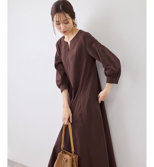 Rope&rsquo;Picnic「7分袖リラックスワンピース」|ワンピース|