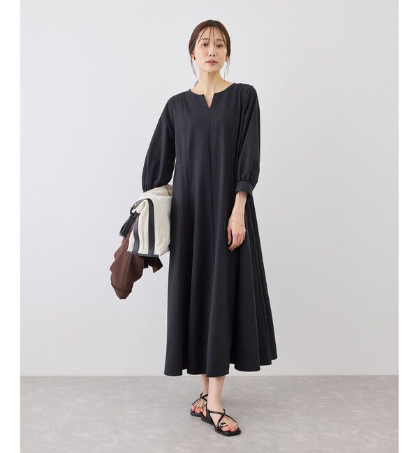 Rope&rsquo;Picnic「7分袖リラックスワンピース」|ワンピース|