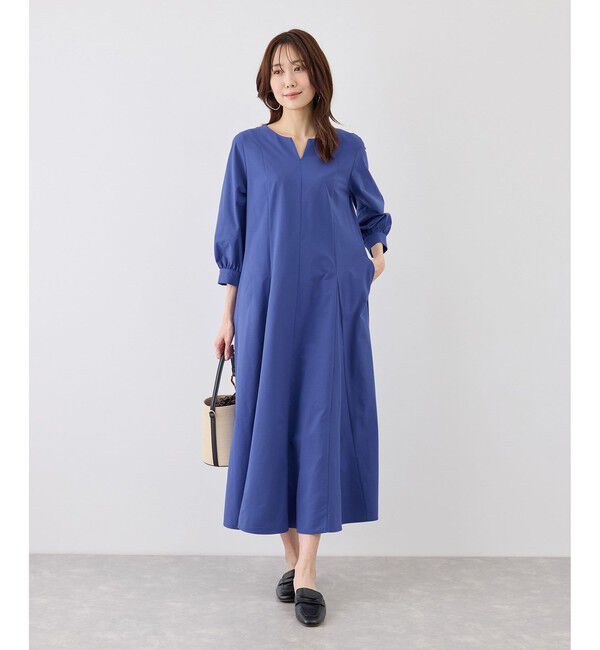 Rope&rsquo;Picnic「7分袖リラックスワンピース」|ワンピース|