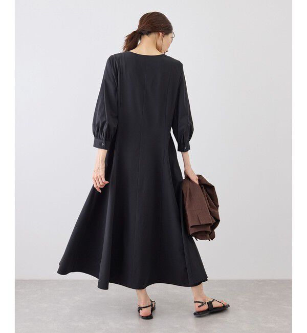 Rope&rsquo;Picnic「7分袖リラックスワンピース」|ワンピース|