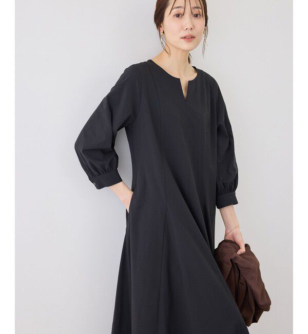 Rope&rsquo;Picnic「7分袖リラックスワンピース」|ワンピース|