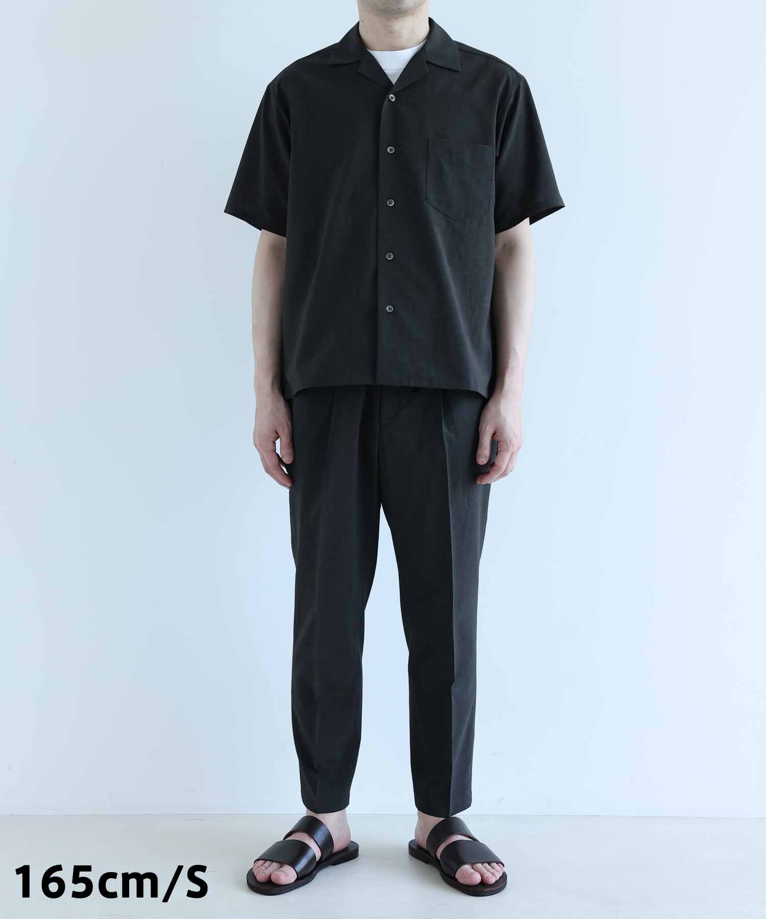 ADAM ET ROPE'「オープンカラーシャツ＆イージーパンツ セットアップ/イージーケア/吸水速乾」|スーツ|