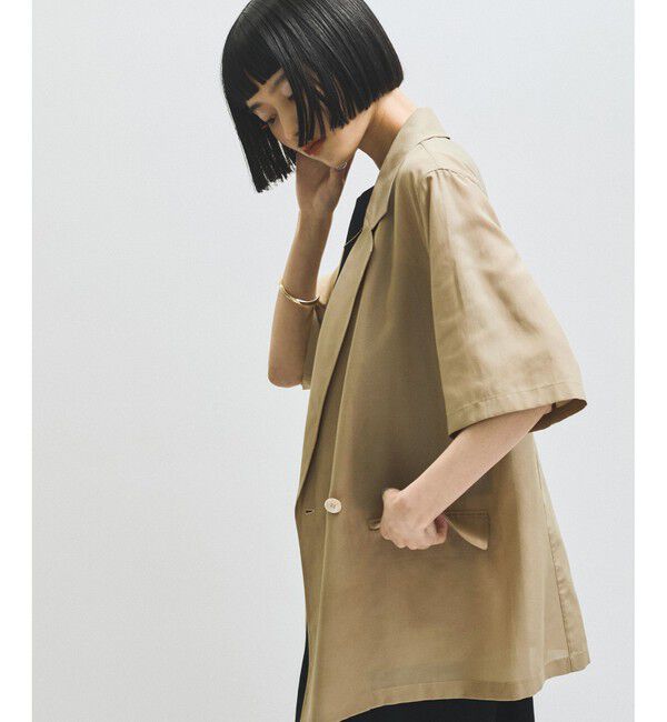 ADAM ET ROPE'「シアージャケット」|テーラードジャケット|