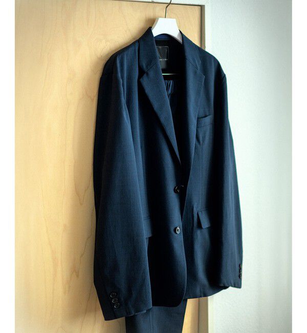 ADAM ET ROPE'「	【COVEROSS/カバロス】テーラードジャケット&times;イージースラックス セットアップ」|スーツ|ネイビー(40)