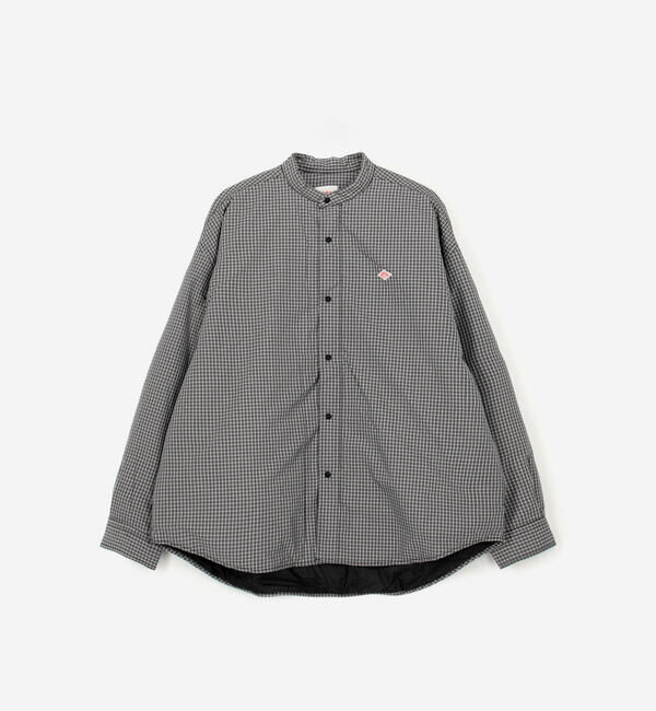 DANTON「DANTON | タイプライター 中綿シャツジャケット CHECK MEN」|ダウン|