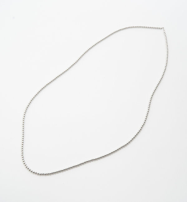 THE PAUSE「【THE PAUSE】メタルボールロングネックレス」|リング|