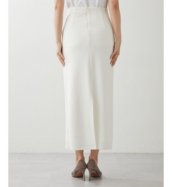  「ジャージーIラインロングスカート」|スカート|