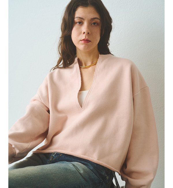  「スウェットVネックプルオーバー２」|Tシャツ・カットソー|