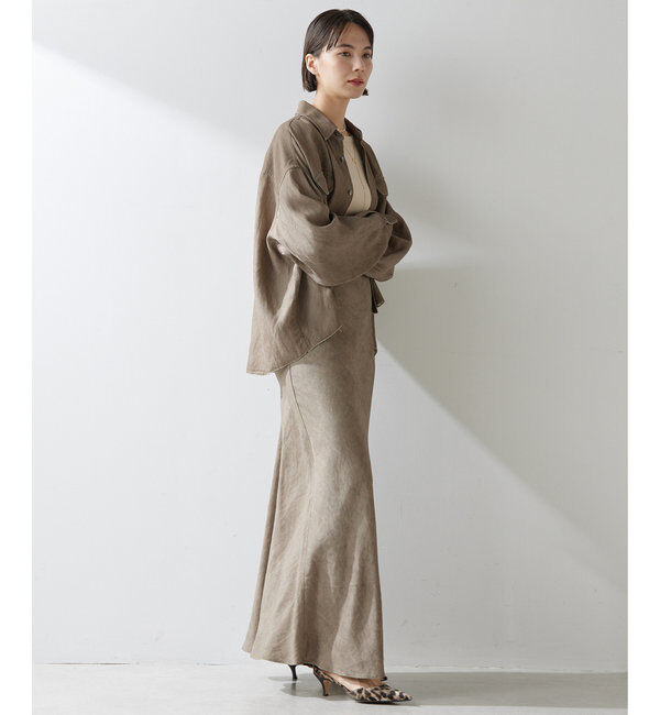  「ツイル顔料染めスクエアシャツ」|シャツ・ブラウス|