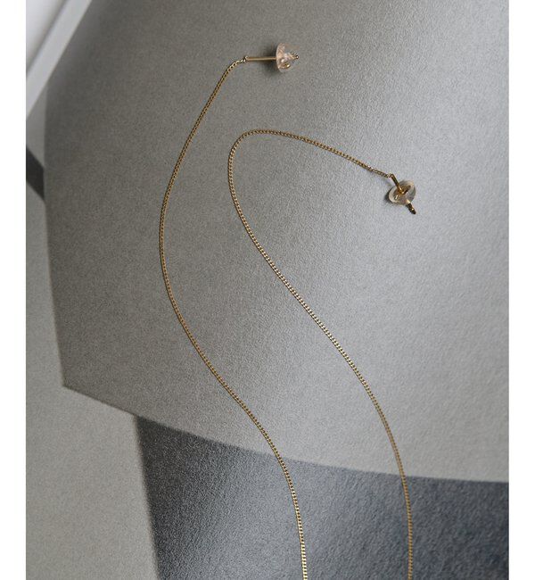 Hoaw.「【Hoaw.】10K Lineピアス」|リング|