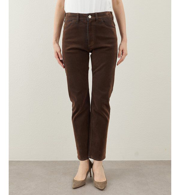  「デニムフロッキースキニーパンツ」|チノ|