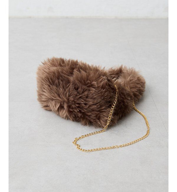 THE PAUSE「【THE PAUSE】フェイクファーミニBAG」|トートバッグ|