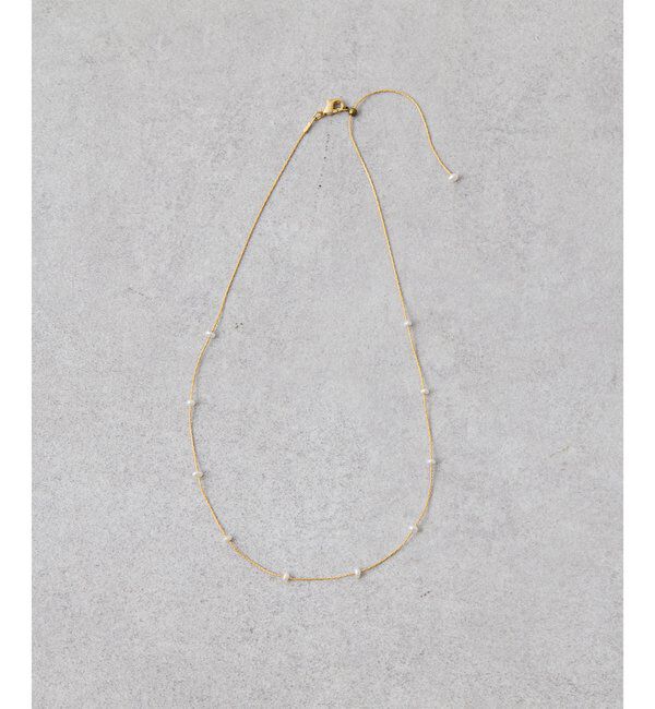 THE PAUSE「【THE PAUSE】パールドットネックレス」|リング|