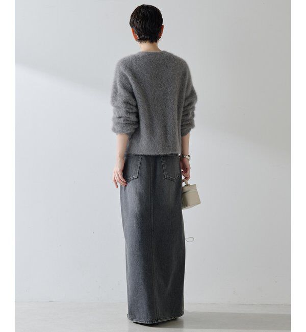  「ファーボタンジャケット」|ニット・セーター|