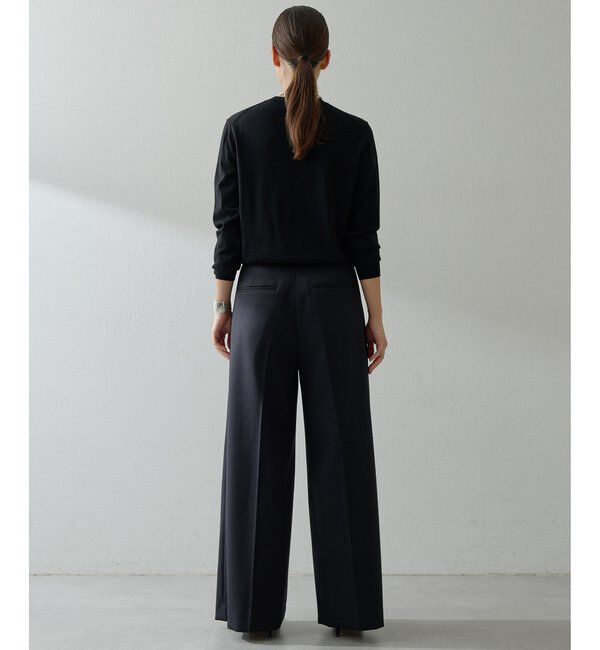  「ワイドタックパンツ」|チノ|