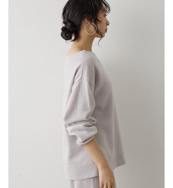  「ウールカシミヤオフショルプルオーバー」|ニット・セーター|