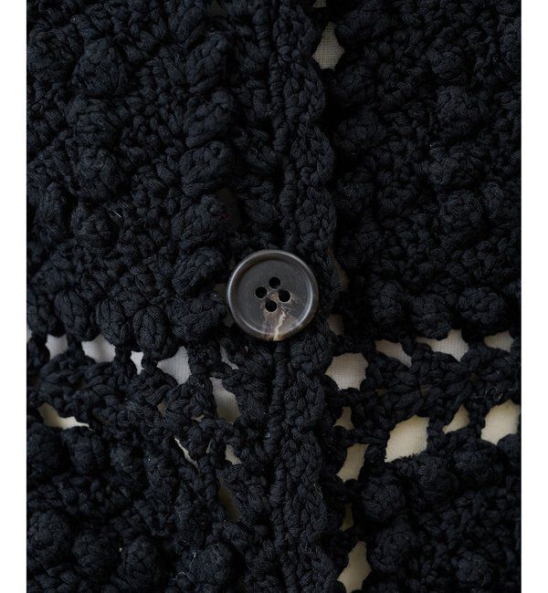  「ハンドクロシェカーデ」|ニット・セーター|