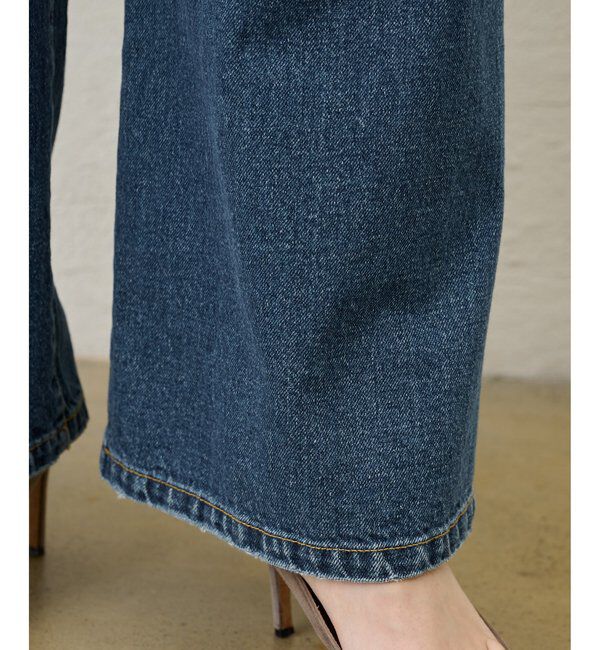  「フリルデニムパンツ」|デニム|