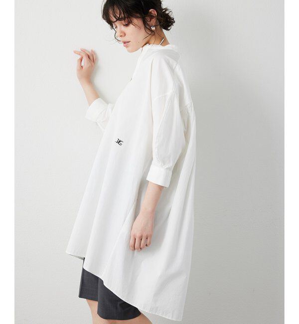  「刺繍チュニックシャツ」|シャツ・ブラウス|