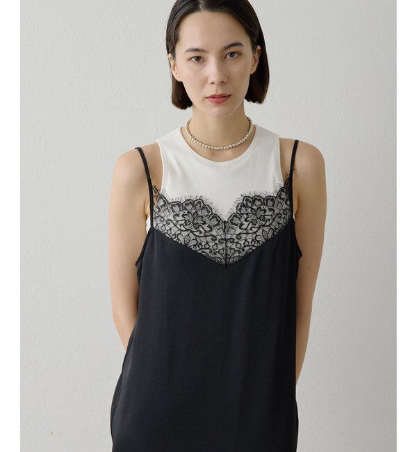  「レースロングキャミ」|シャツ・ブラウス|