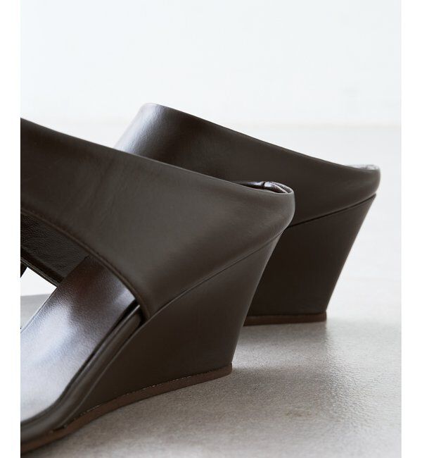 Hoaw.「【Hoaw.】ウェッジトングサンダル」|その他|