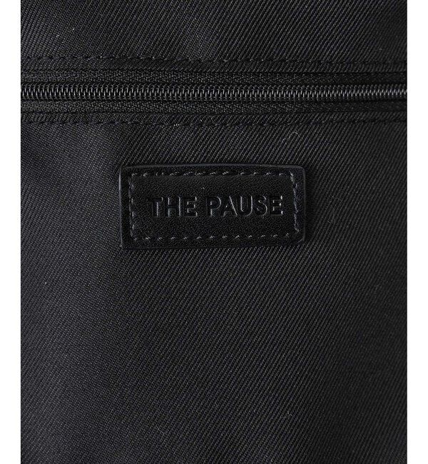THE PAUSE「【THE PAUSE】フェイクレザーボストン」|トートバッグ|