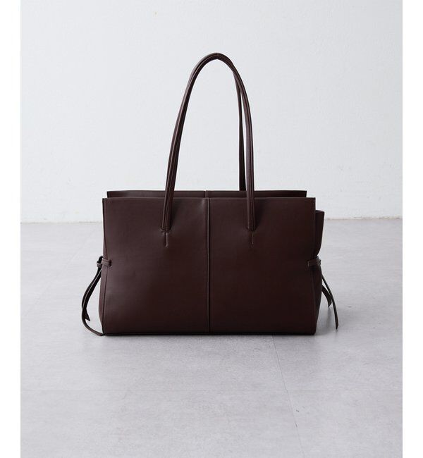 THE PAUSE「【THE PAUSE】フェイクレザーボストン」|トートバッグ|