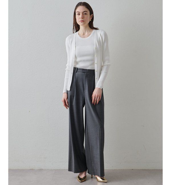 Drawing Numbers「【Drawing Numbers】リブVネックカーディガン」|ニット・セーター|