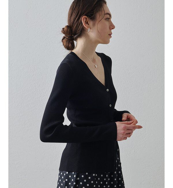 Drawing Numbers「【Drawing Numbers】リブVネックカーディガン」|ニット・セーター|