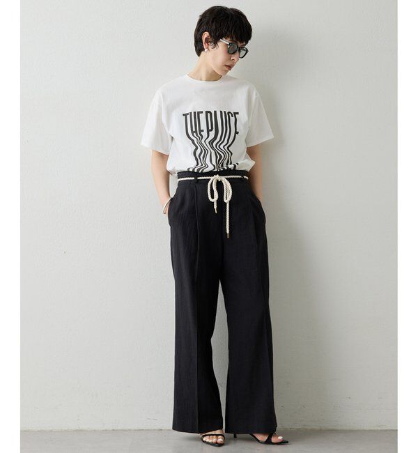 THE PAUSE「【THE PAUSE】ロープベルトパンツ」|チノ|