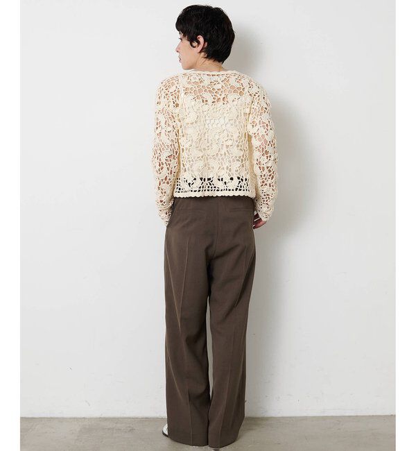 THE PAUSE「＜WEB限定＞【THE PAUSE】タックパンツ」|チノ|