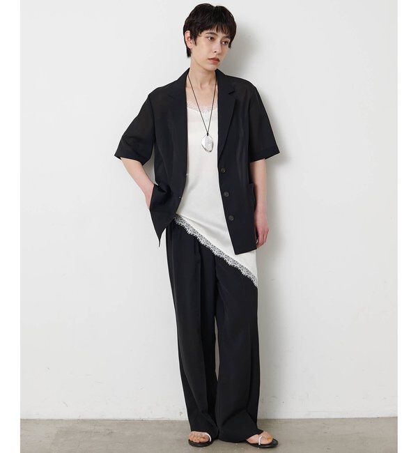 THE PAUSE「＜WEB限定＞【THE PAUSE】タックパンツ」|チノ|