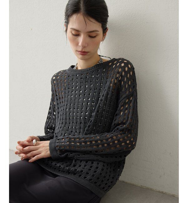 Drawing Numbers「【Drawing Numbers】アイレットニット」|ニット・セーター|