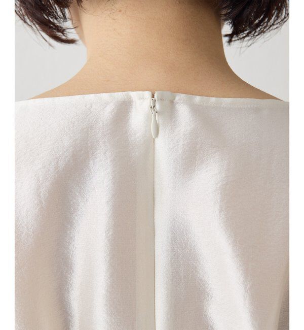  「《4/2追加スタート》【インフルエンサーコラボ】オーガンジーペプラムブラウス」|シャツ・ブラウス|