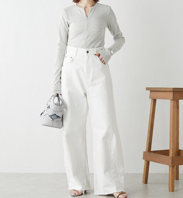  「【累計販売2.４万本】ブルージュデニム」|デニム|