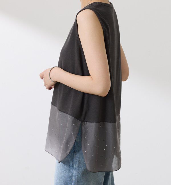  「【C&prime;NOTE/ノート】【新色登場】裾シアータンクトップ」|Tシャツ・カットソー|