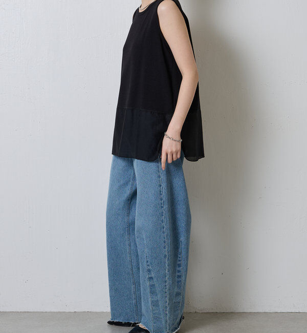  「【C&prime;NOTE/ノート】【新色登場】裾シアータンクトップ」|Tシャツ・カットソー|