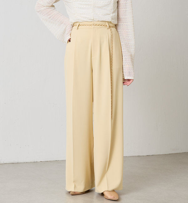  「ジャージワイドパンツ」|チノ|