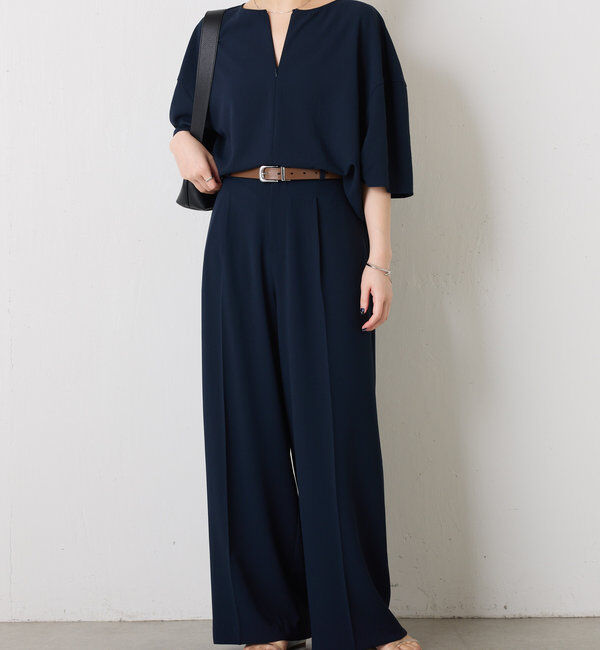  「ジャージワイドパンツ」|チノ|