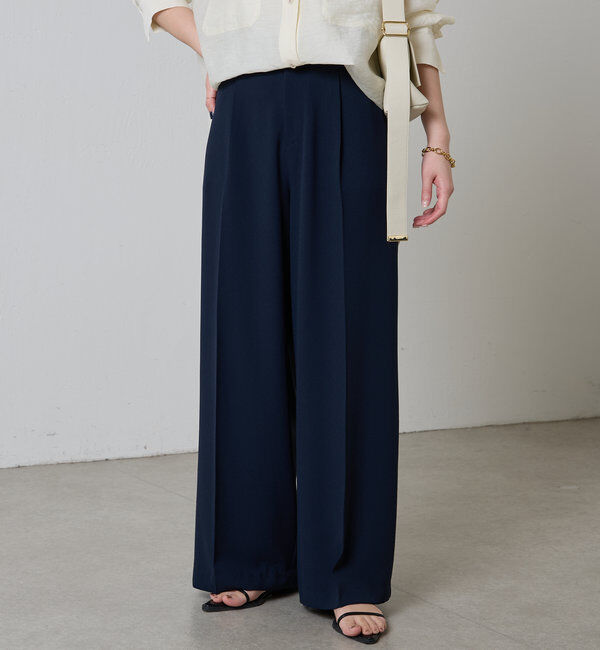  「ジャージワイドパンツ」|チノ|