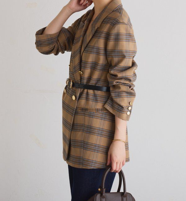  「ウールライクダブルジャケット」|デニムジャケット|