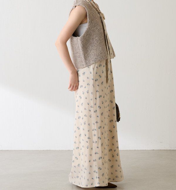  「小花柄マーメイドスカート」|スカート|
