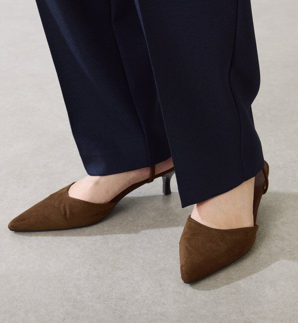  「ウールライクテーパードパンツ」|チノ|