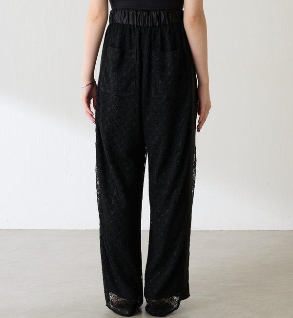  「レースワイドパンツ」|チノ|