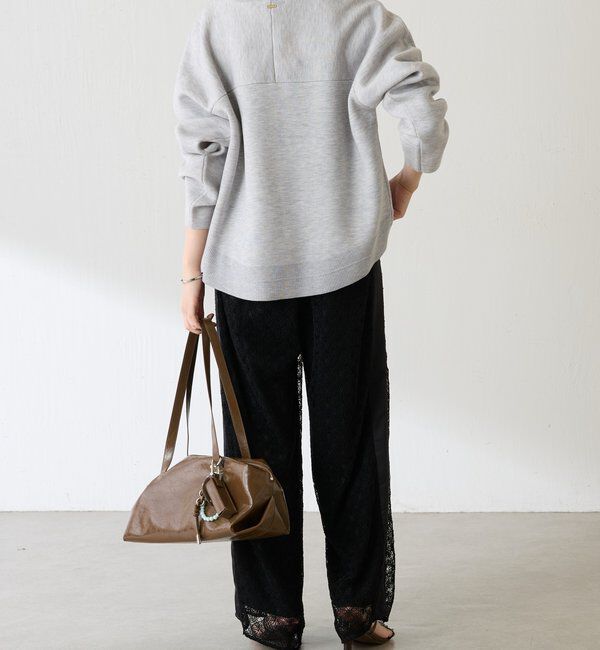  「レースワイドパンツ」|チノ|